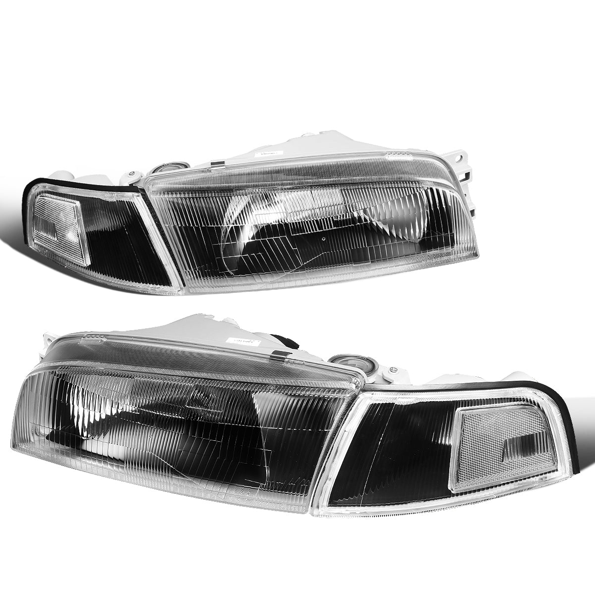 Factory Style Headlights <br>97-01 Mitsubishi Mirage Sedan