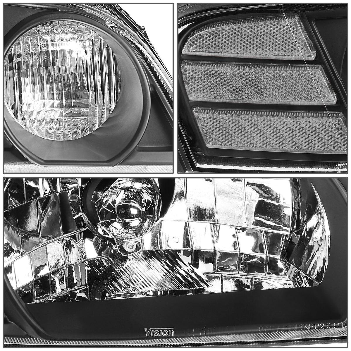 Factory Style Headlights <br>00-01 Nissan Altima