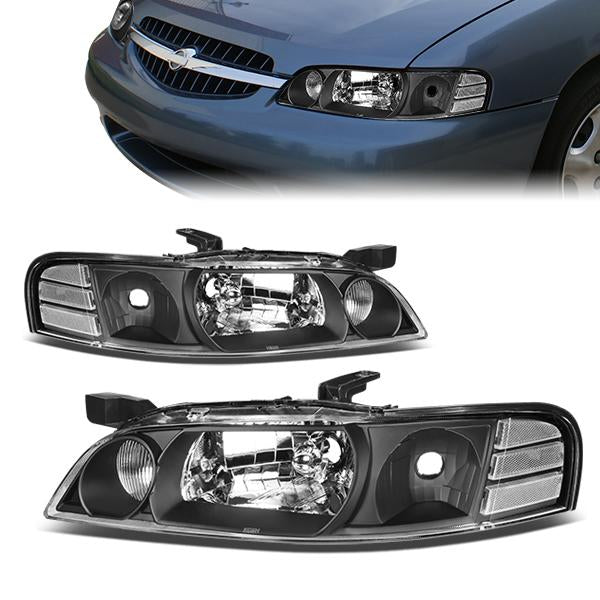 Factory Style Headlights <br>00-01 Nissan Altima