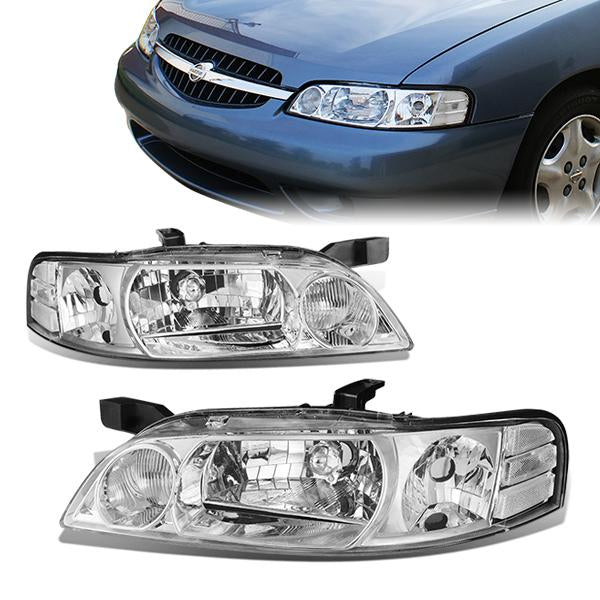 Factory Style Headlights <br>00-01 Nissan Altima