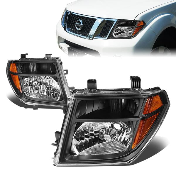 Factory Style Headlights <br>05-08 Nissan Frontier, 05-07 Pathfinder