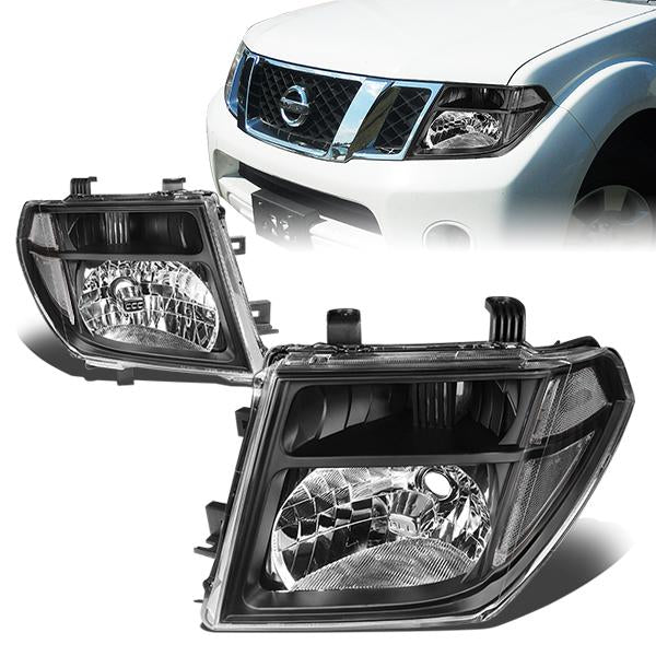 Factory Style Headlights <br>05-08 Nissan Frontier, 05-07 Pathfinder