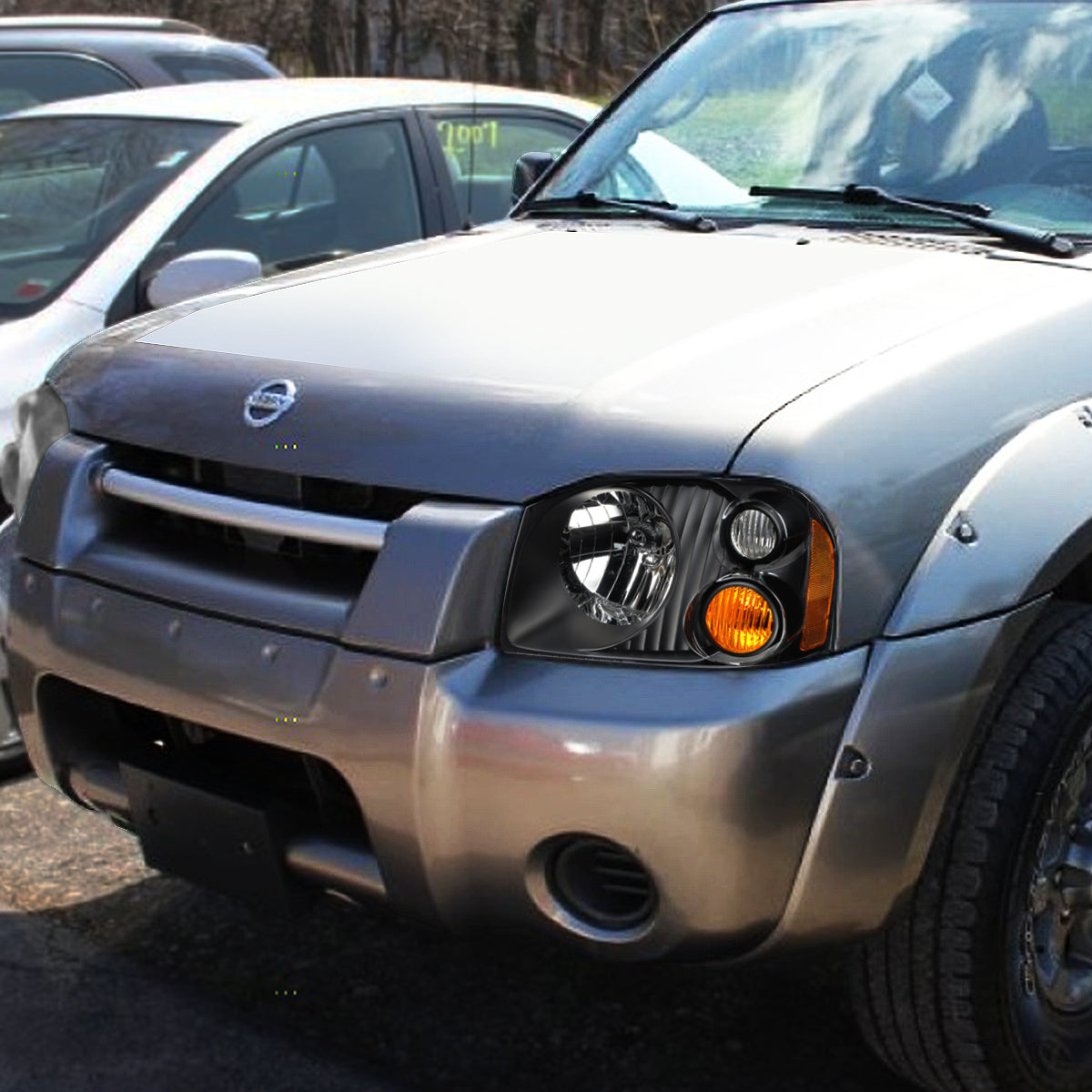 Factory Style Headlights <br>01-04 Nissan Frontier