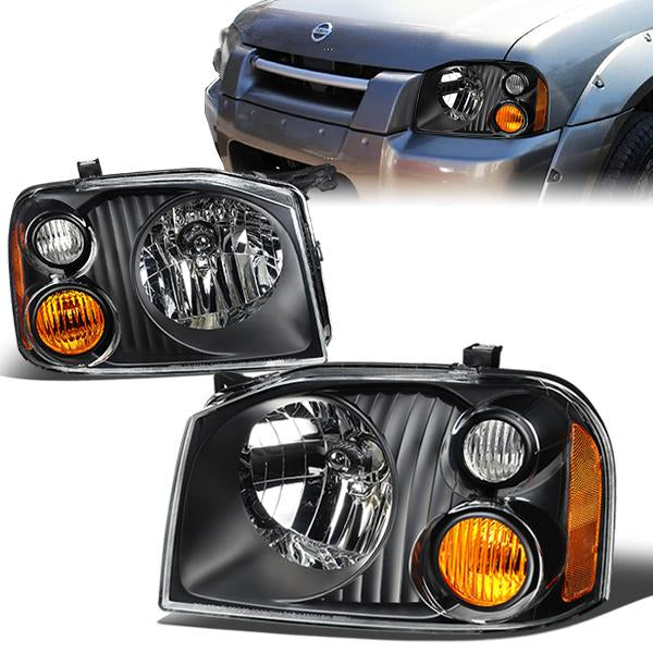 Factory Style Headlights <br>01-04 Nissan Frontier