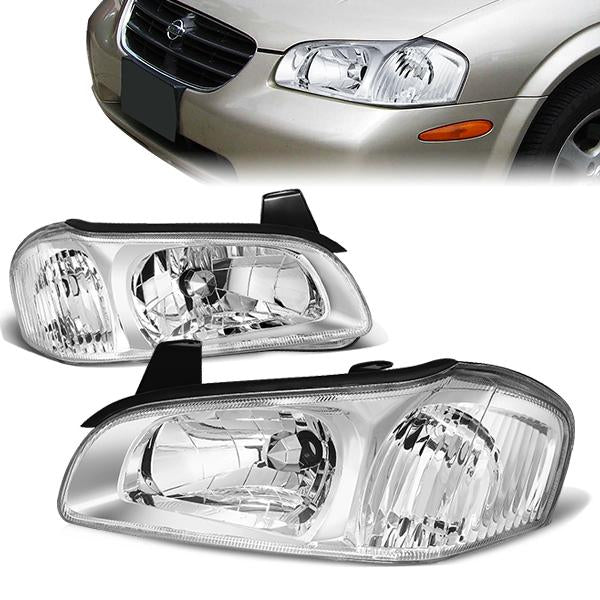 Factory Style Headlights <br>00-01 Nissan Maxima