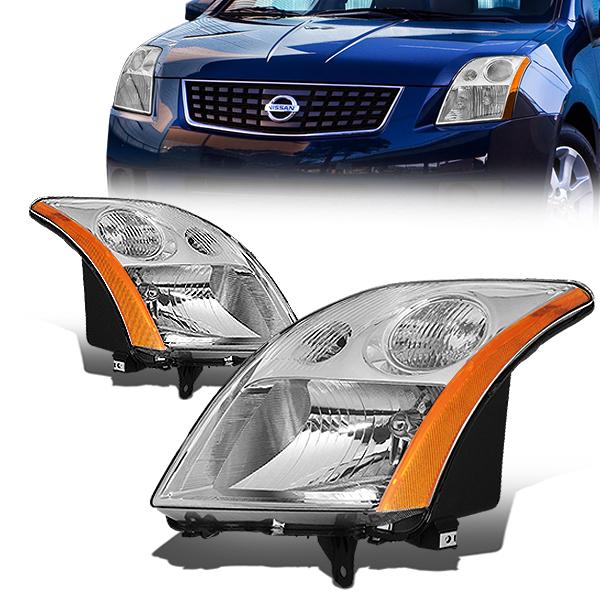 Factory Style Headlights <br>07-09 Nissan Sentra