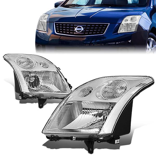 Factory Style Headlights <br>07-09 Nissan Sentra