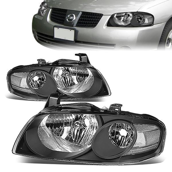 Factory Style Headlights <br>04-06 Nissan Sentra