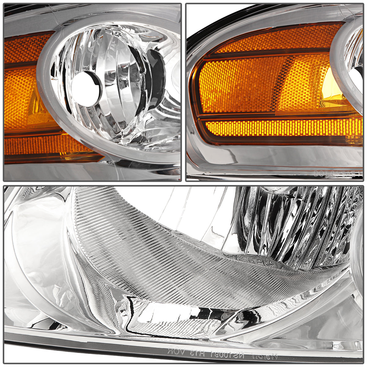 Factory Style Headlights <br>04-06 Nissan Sentra