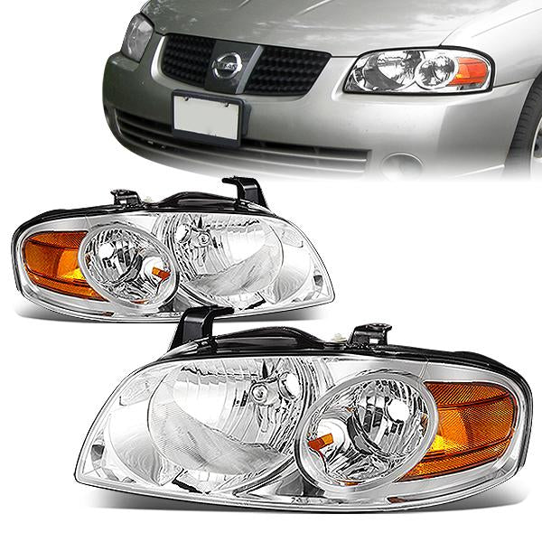 Factory Style Headlights <br>04-06 Nissan Sentra