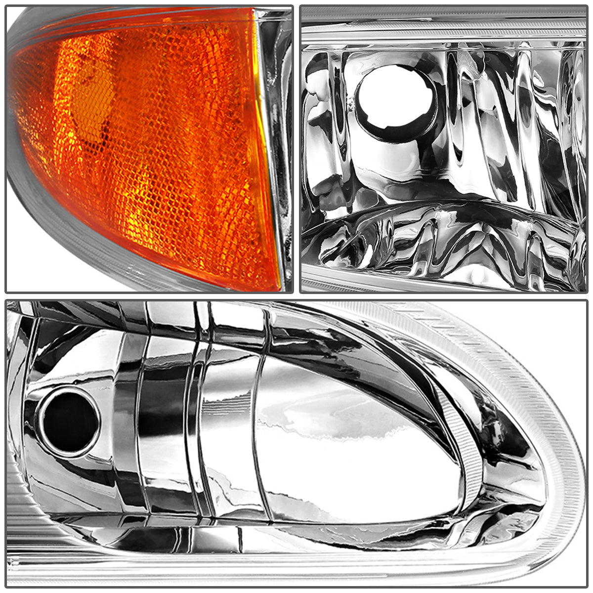 Factory Style Headlights <br>99-04 Oldsmobile Alero