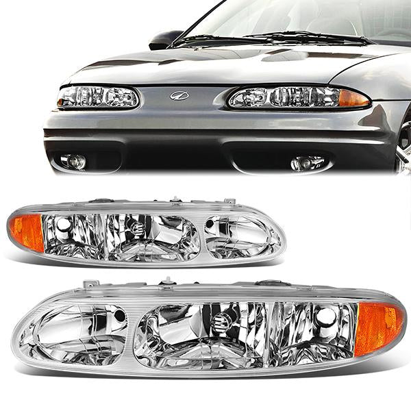 Factory Style Headlights <br>99-04 Oldsmobile Alero