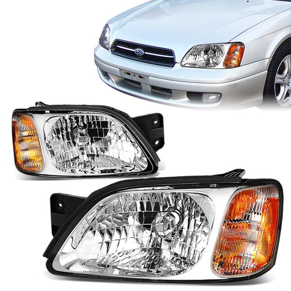 Factory Style Headlights <br>00-04 Subaru Legacy L / Brighton, 03-06 Baja