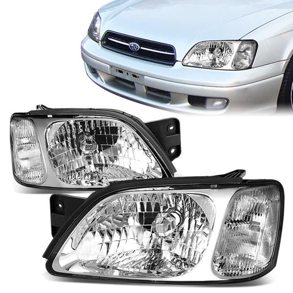 Factory Style Headlights <br>00-04 Subaru Legacy L / Brighton, 03-06 Baja