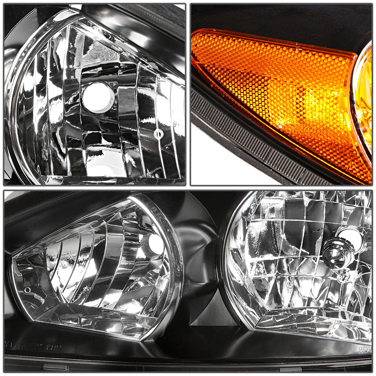 Factory Style Headlights <br>02-04 Toyota Camry