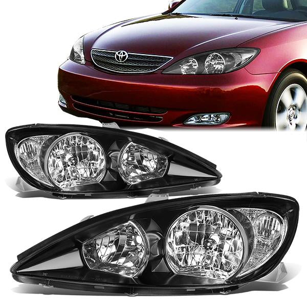 Factory Style Headlights <br>02-04 Toyota Camry