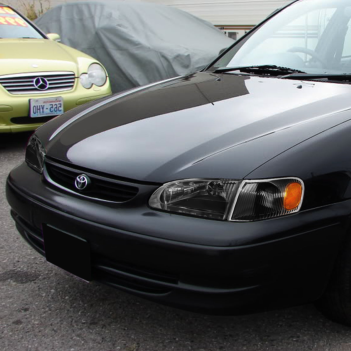 Factory Style Headlights <br>98-00 Toyota Corolla