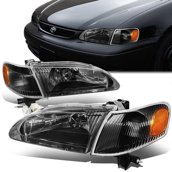 Factory Style Headlights <br>98-00 Toyota Corolla