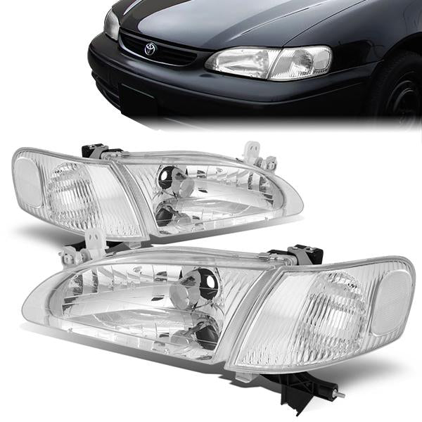 Factory Style Headlights <br>98-00 Toyota Corolla