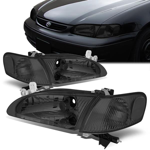 Factory Style Headlights <br>98-00 Toyota Corolla