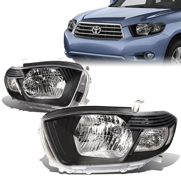 Factory Style Headlights <br>08-10 Toyota Highlander