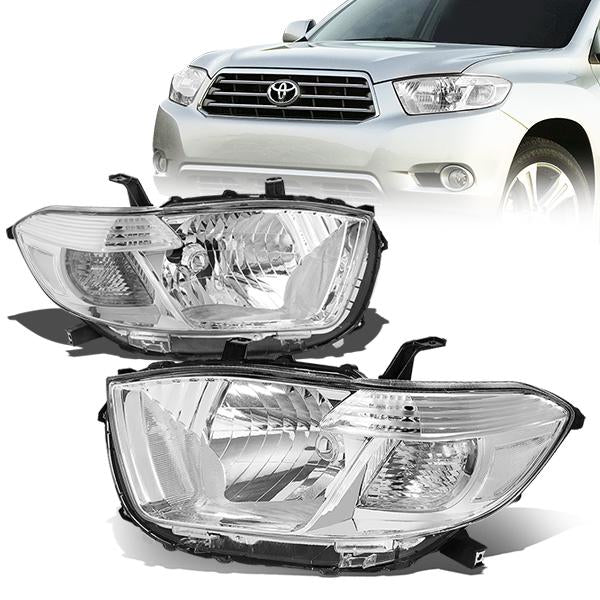 Factory Style Headlights <br>08-10 Toyota Highlander