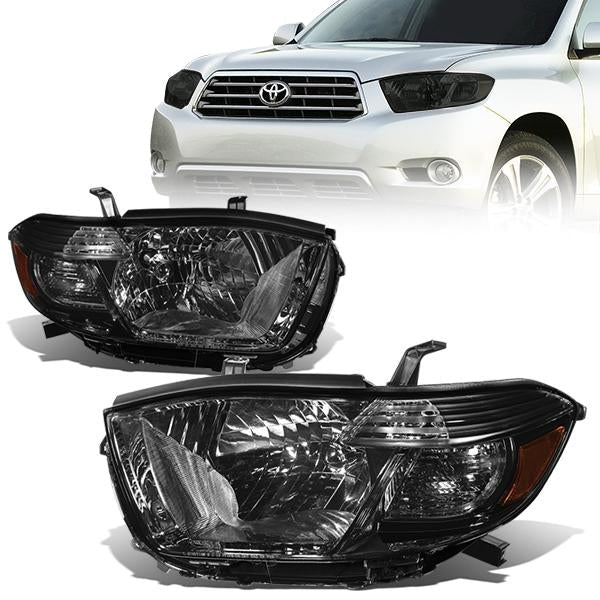 Factory Style Headlights <br>08-10 Toyota Highlander