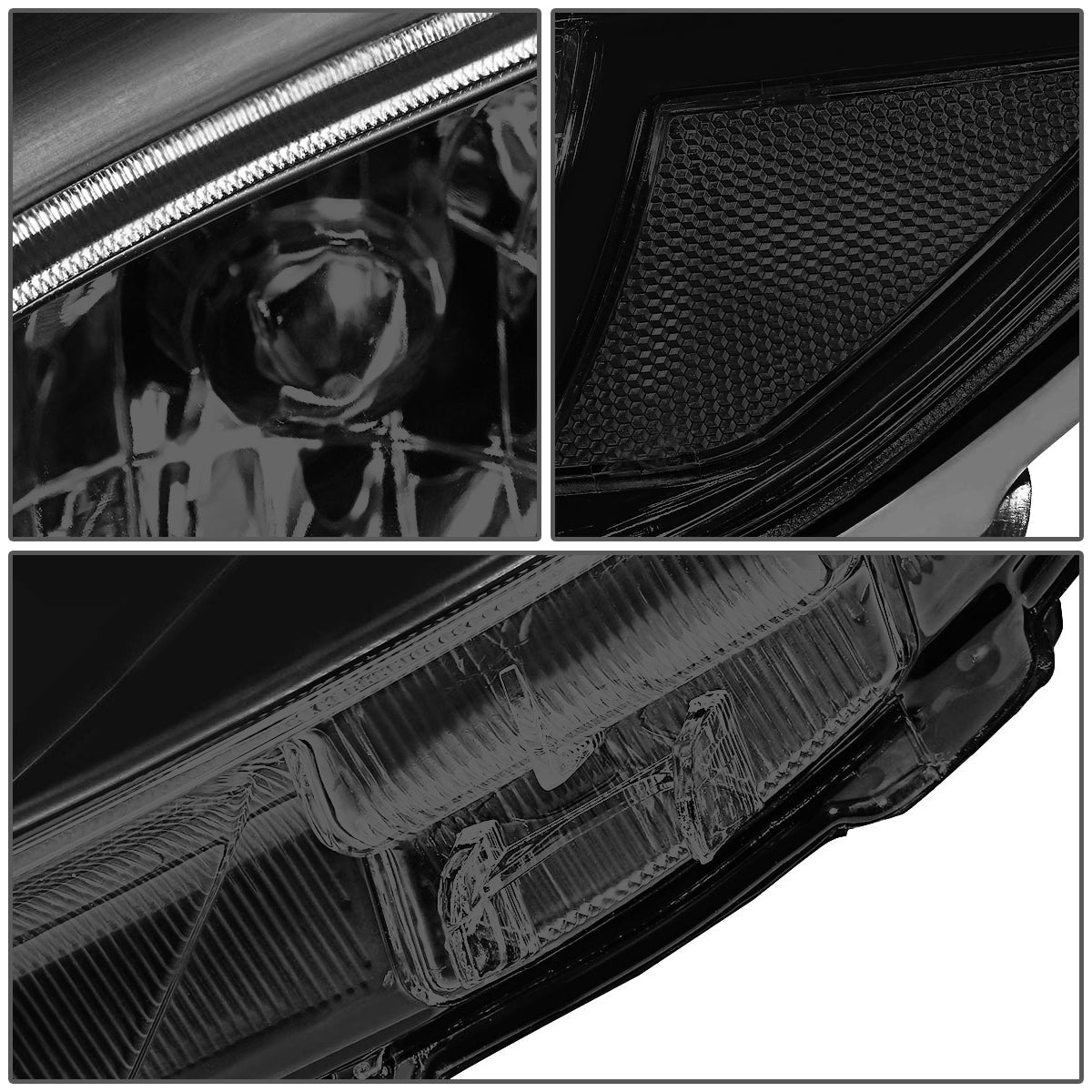 Factory Style Headlights <br>08-10 Toyota Highlander