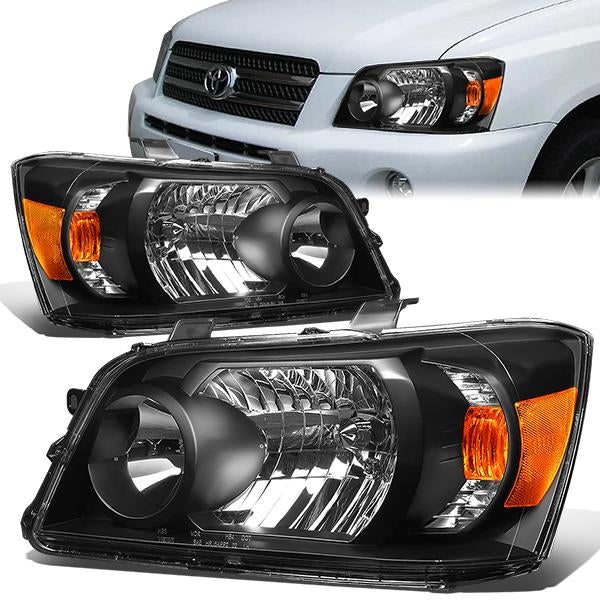 Factory Style Headlights <br>04-06 Toyota Highlander