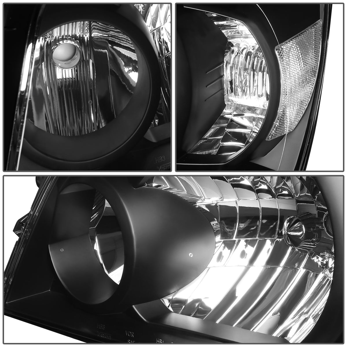 Factory Style Headlights <br>04-06 Toyota Highlander