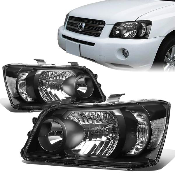 Factory Style Headlights <br>04-06 Toyota Highlander