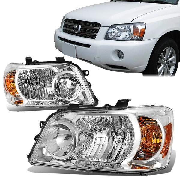 Factory Style Headlights <br>04-06 Toyota Highlander