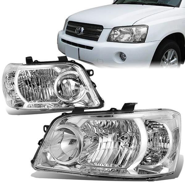 Factory Style Headlights <br>04-06 Toyota Highlander