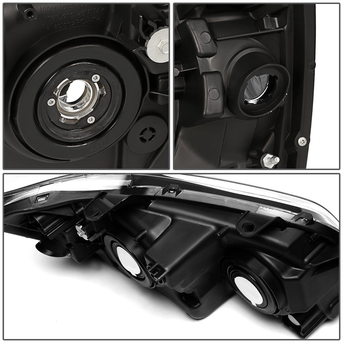 Factory Style Headlights <br>04-06 Toyota Highlander