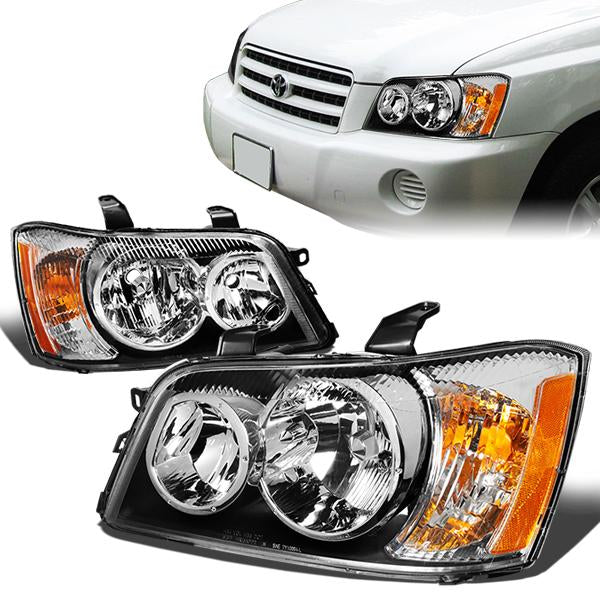 Factory Style Headlights <br>01-03 Toyota Highlander