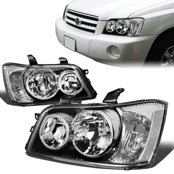 Factory Style Headlights <br>01-03 Toyota Highlander