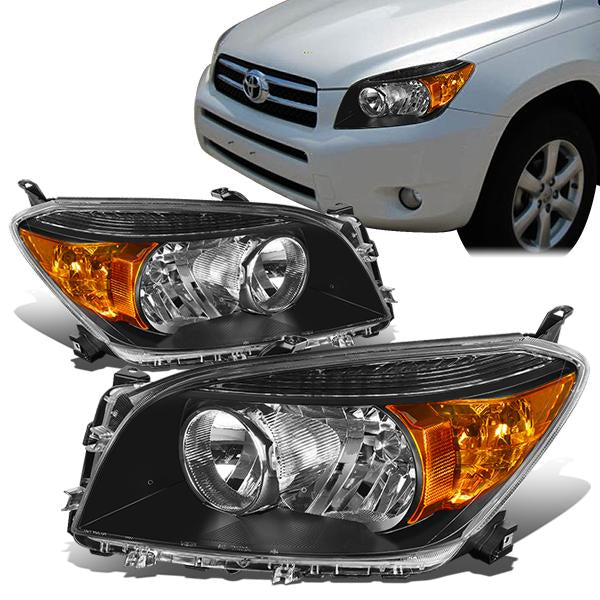 Factory Style Headlights <br>06-08 Toyota RAV4