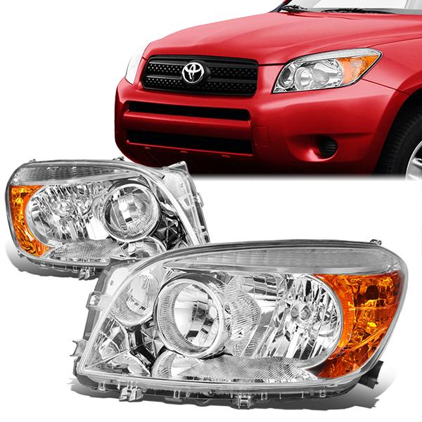 Factory Style Headlights <br>06-08 Toyota RAV4