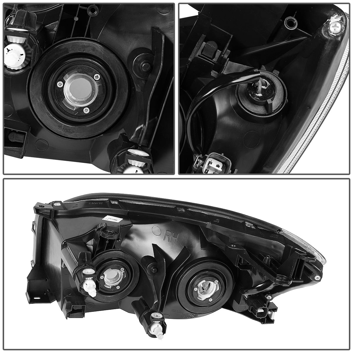 Factory Style Headlights <br>06-08 Toyota RAV4