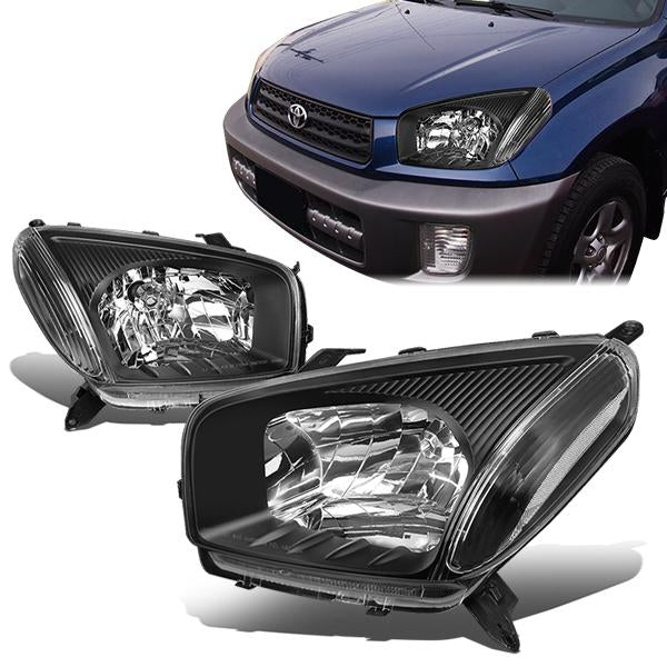 Factory Style Headlights <br>01-03 Toyota RAV4