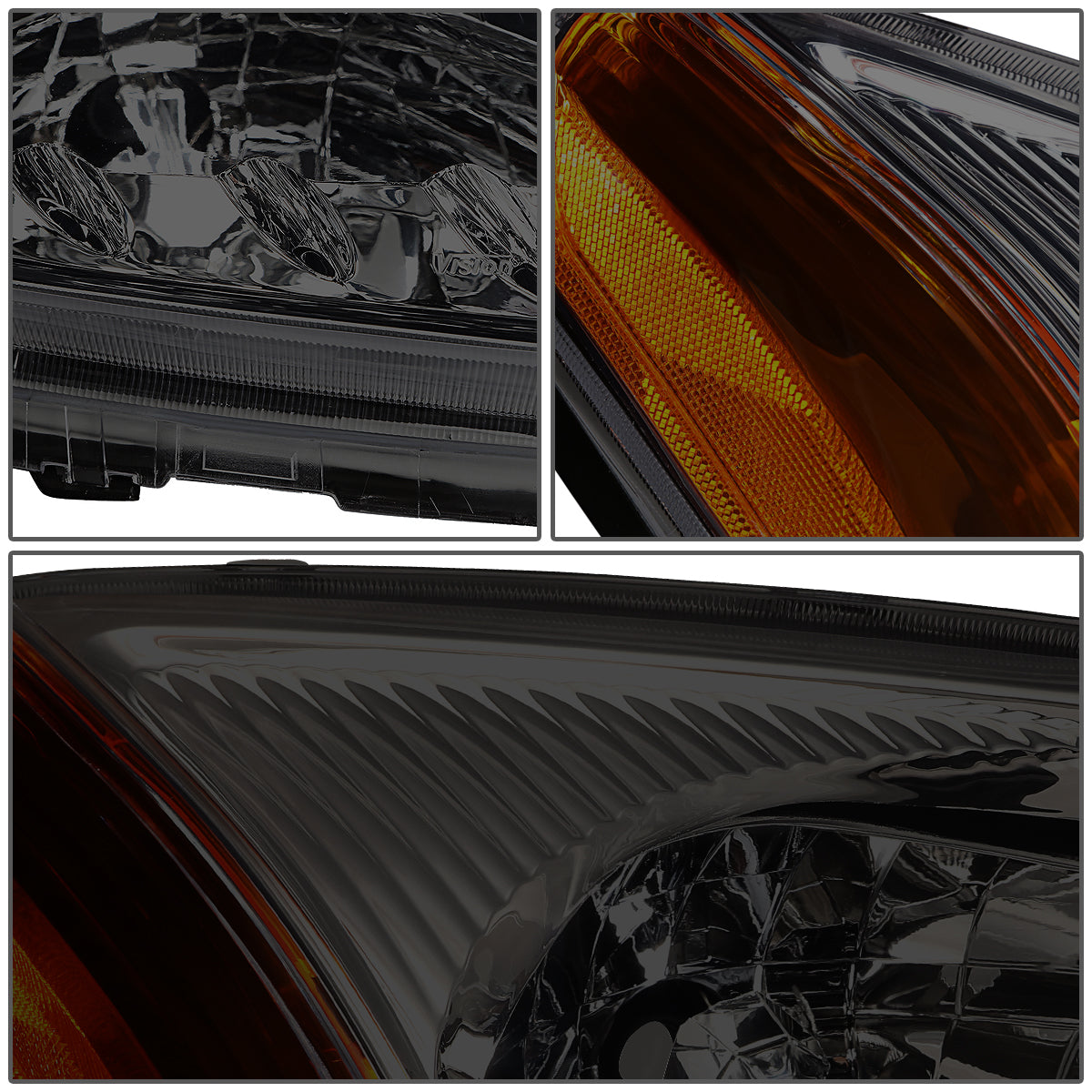 Factory Style Headlights <br>01-03 Toyota RAV4