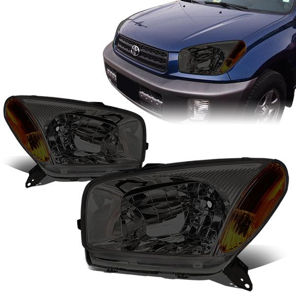 Factory Style Headlights <br>01-03 Toyota RAV4