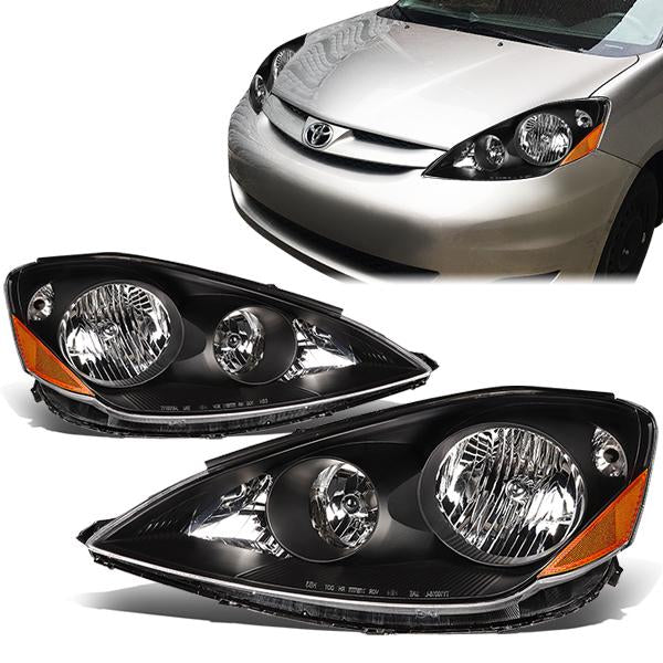 Factory Style Headlights <br>06-10 Toyota Sienna