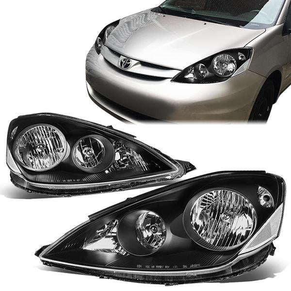 Factory Style Headlights <br>06-10 Toyota Sienna