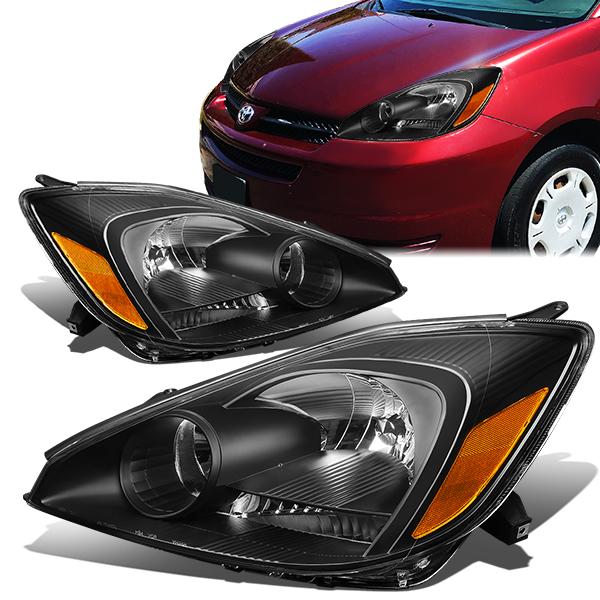 Factory Style Headlights <br>04-05 Toyota Sienna