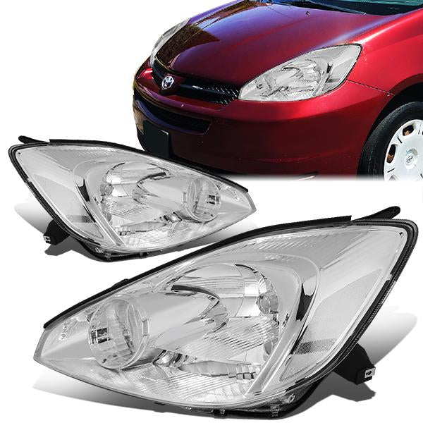 Factory Style Headlights <br>04-05 Toyota Sienna