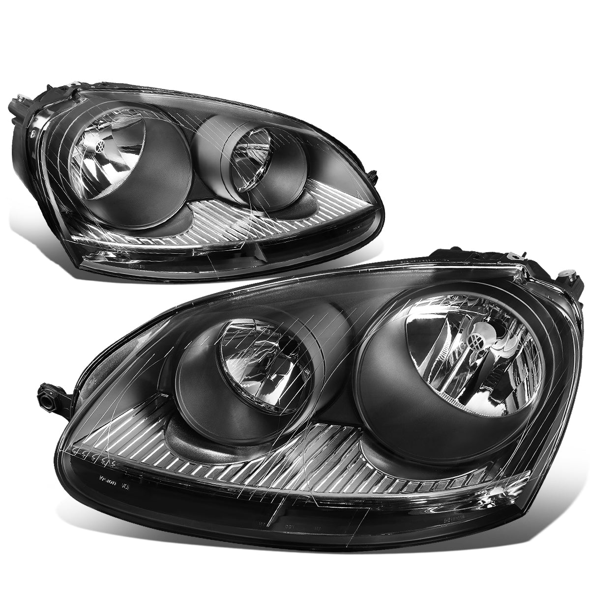 Factory Style Headlights <br>05-10 Volkswagen Jetta, 06-09 Rabbit