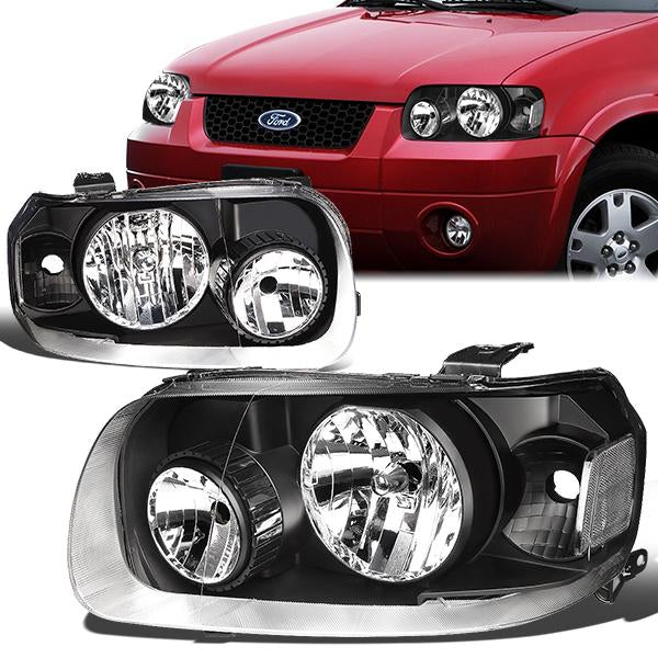 Factory Style Headlights <br>05-07 Ford Escape