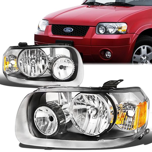 Factory Style Headlights <br>05-07 Ford Escape