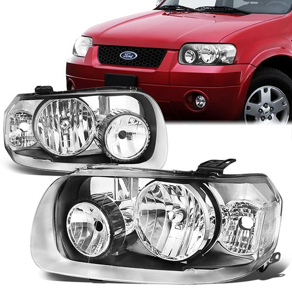 Factory Style Headlights <br>05-07 Ford Escape